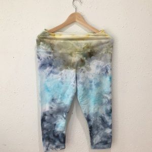 Hand dyed Stretch Leggings Ombré Size L